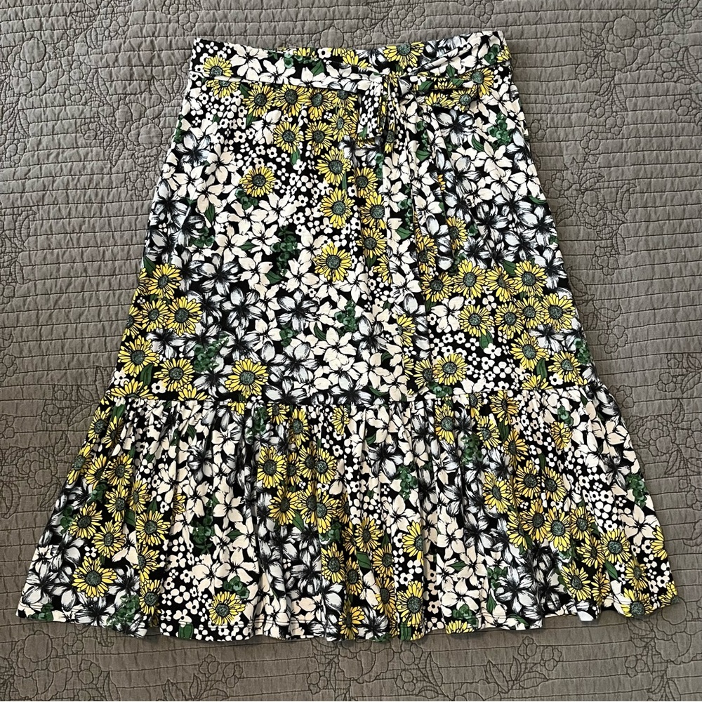 Sunflower Floral Skirt